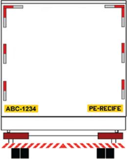 Kit Para Cargas Perigosas, Caminhão Tanque, Placa Onu, Balde Com Cabo,, Calço Borracha, Abafa Chamas, Cone, Epis